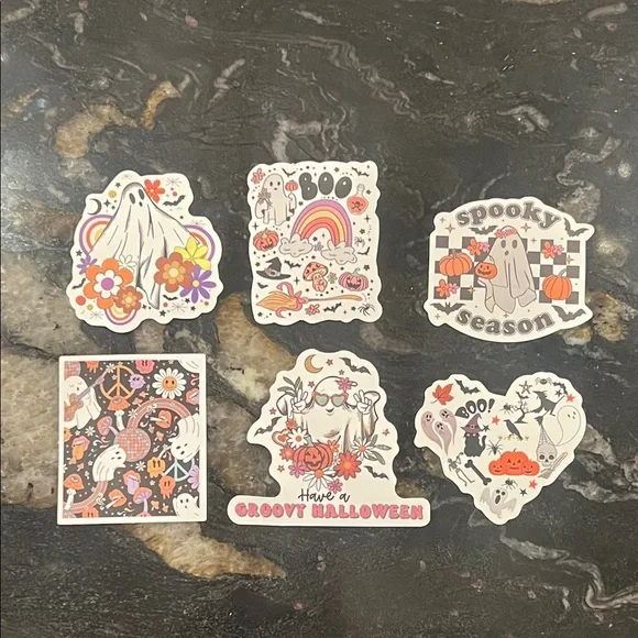 Halloween Ghost Sticker Set - Picture 2 of 2